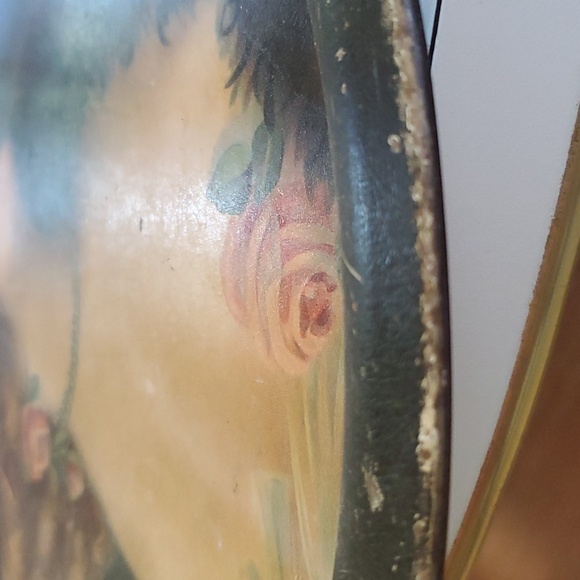 Nice Victorian heavy tray may be reproduction from 50s or 60s?? Not sure of age - Picture 12 of 17